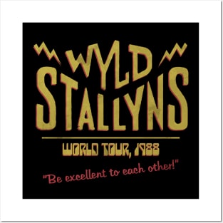 Wyld Stallyns World Tour 1988 Posters and Art